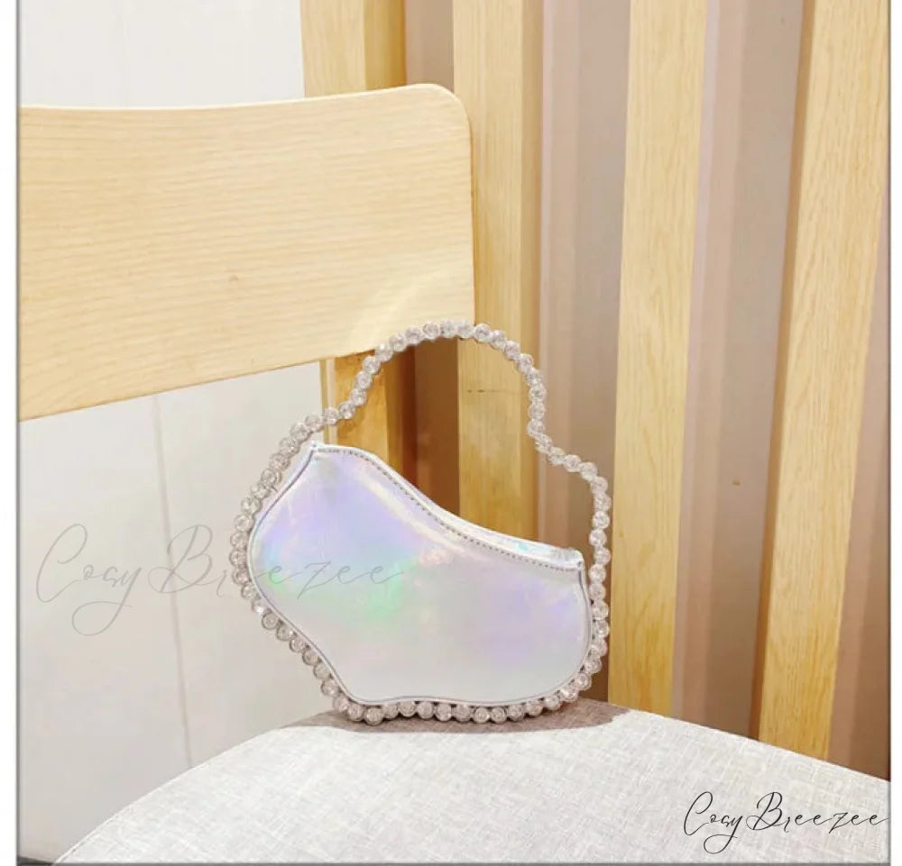 Sequin Diamond Cloud Evening Clutch color same picture5 wristlet-250126