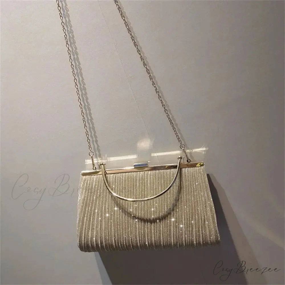 Sequin Moon Evening Clutch Bag Shoulder Bag clutchbag-250126
