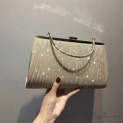 Sequin Moon Evening Clutch Bag Shoulder Bag clutchbag-250126