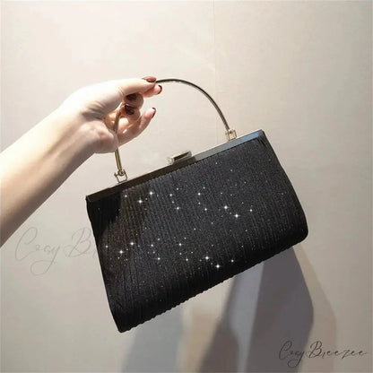 Sequin Moon Evening Clutch Bag Shoulder Bag clutchbag-250126
