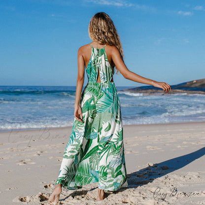 Sexy Cut Out Open Back Summer Holiday Long Dress CSN0031EA / XL