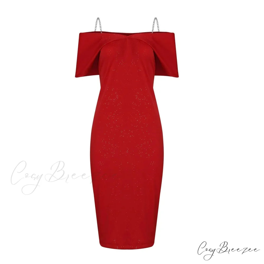 Sexy Off Shoulder Bodycon Formal Summer Slim Fit Party Club Evening Christmas Party Dress