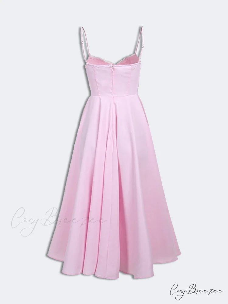 Sexy slim fit Charming waist Midi Dresses
