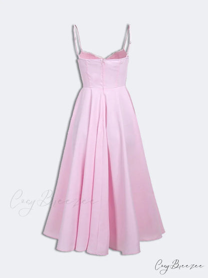 Sexy slim fit Charming waist Midi Dresses