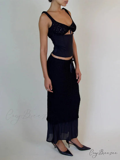 Sexy Y2k Sleeveless Slim Fit Stylish Elegant Trendy Classic Crop Top