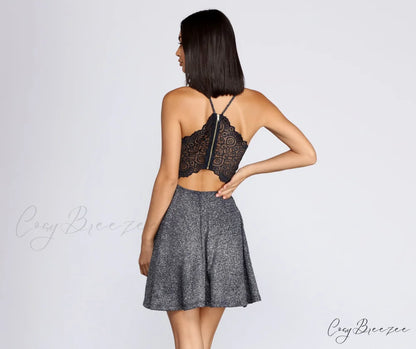 Shine Bright Stylish Skater Dress