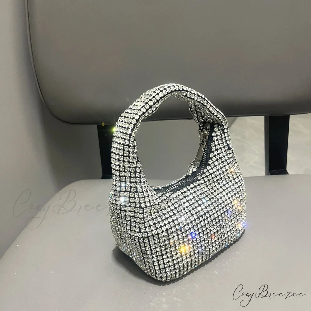 Shiny Crystal Rhinestone Handmade Clutch clutchbag-250126