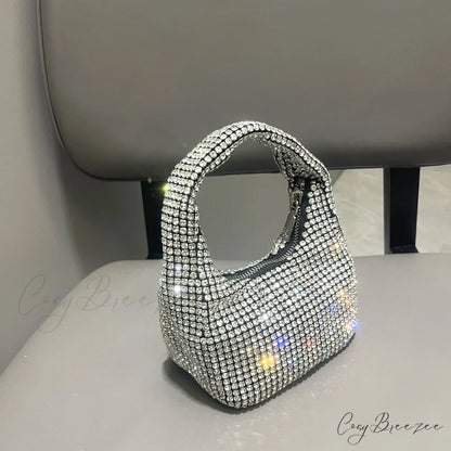 Shiny Crystal Rhinestone Handmade Clutch clutchbag-250126