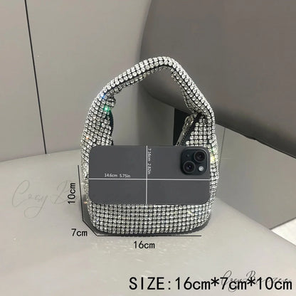 Shiny Crystal Rhinestone Handmade Clutch clutchbag-250126