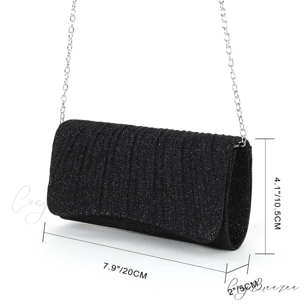 Shiny Rhinestones Evening Clutch Women Sparkly Party Wedding Handbag Black4 clutchbag-250126