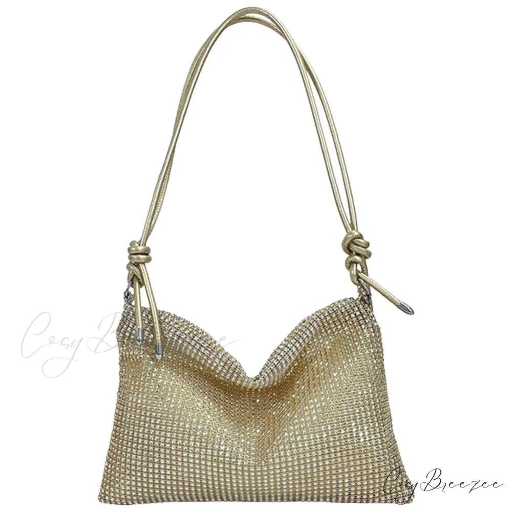 Shiny Shoulder Chain Satchel Wedding Clutch Gold4 clutchbag-250126