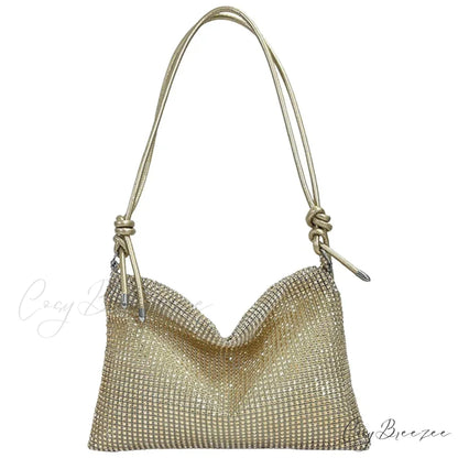 Shiny Shoulder Chain Satchel Wedding Clutch Gold4 clutchbag-250126