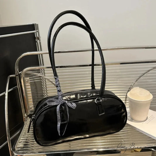 Silver Pillow Crossbody Bag shoulder-250126
