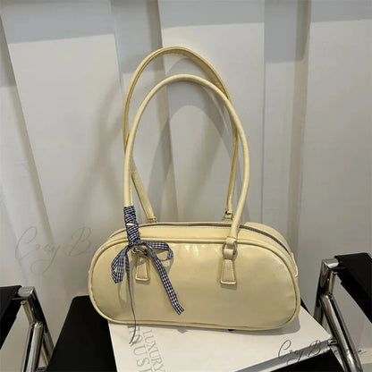 Silver Pillow Crossbody Bag Yellow (free Ribbon) shoulder-250126