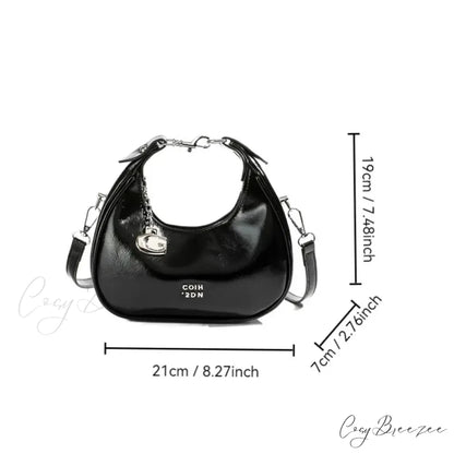 Simple Versatile Solid Shoulder Messenger Handbag handbag-250126