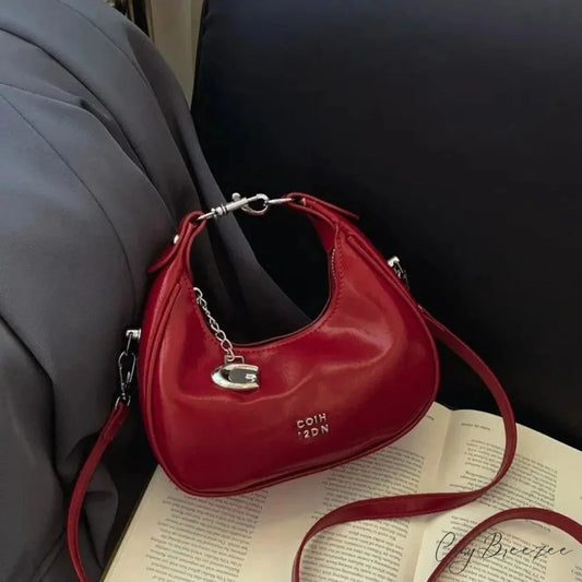 Simple Versatile Solid Shoulder Messenger Handbag handbag-250126