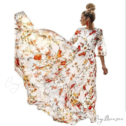 Slim Bodycon Sexy Long Streetwear Plus Size Boho Dress