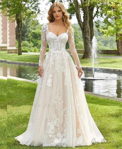 Slim Off-Shoulder Satin Wedding Dress lvory white / 2 weddingdress-250223