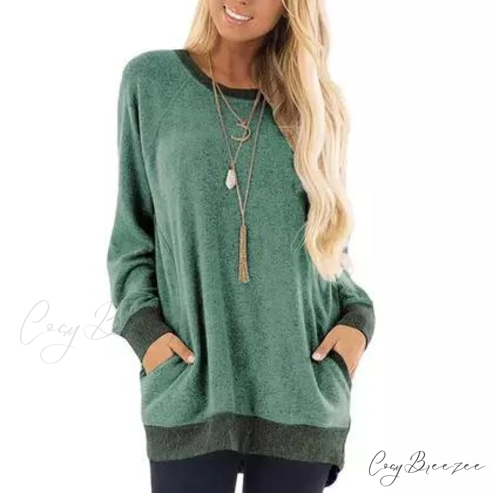 Soft Arm Haute Pullover Long Women’s Edition Sweatshirt Green / S