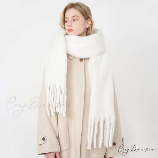 Soft Warm Cozy Elegant Trendy Comfortable Stylish Versatile Scarf Purple