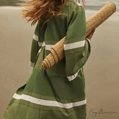 Solid Beach Cover Up Swimsuit MULTI / S onepiece-250223