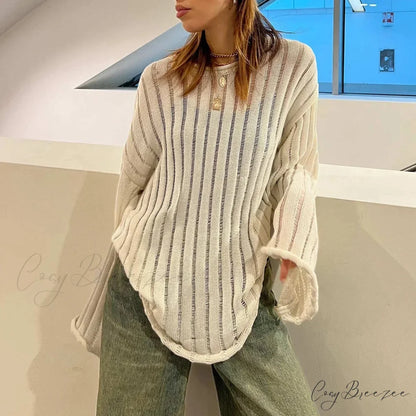 Solid Color Loose Warm Sweater swraters-241228