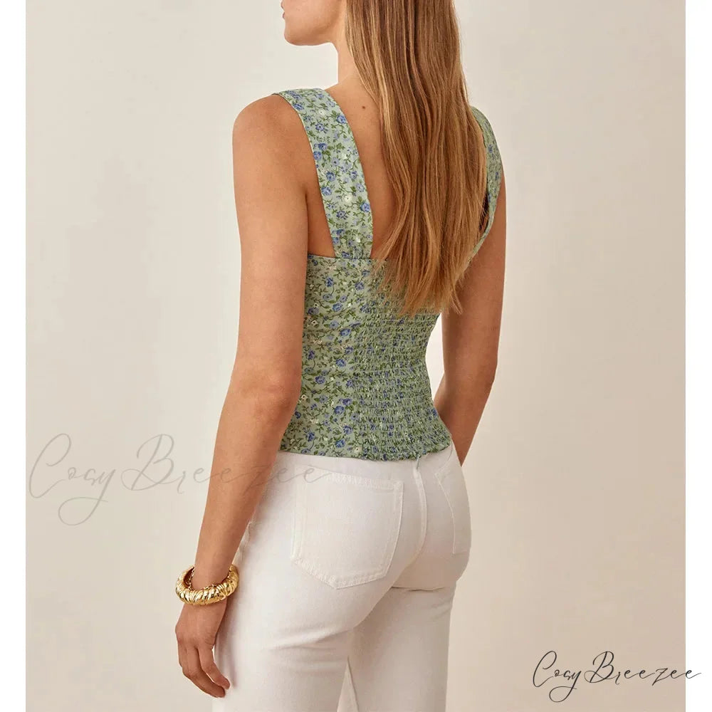 Solid Elegant Sleeveless Strapless Casual Flower Tube Crop Top croptop-250126