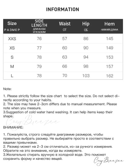 Solid Long High Waist Elastic Silver Grey Draped A-Line Commuter Skirt