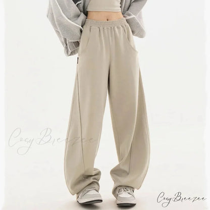 Solid Relaxed Street Dance Pants pants-241228