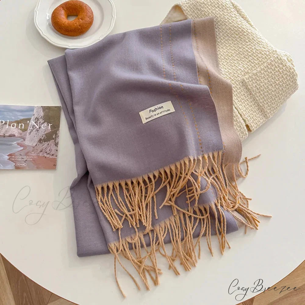 Solid Thick Cashmere Winter Scarf color-08 scarf-241228