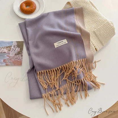 Solid Thick Cashmere Winter Scarf color-08 scarf-241228