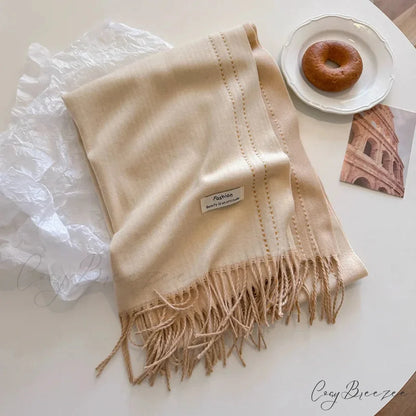 Solid Thick Cashmere Winter Scarf color09 scarf-241228