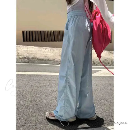 Spicy Girl Relaxed High Waist Pants pants-241228