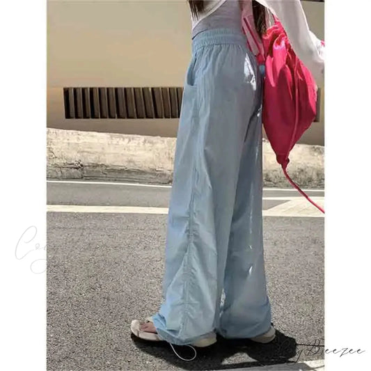 Spicy Girl Relaxed High Waist Pants pants-241228