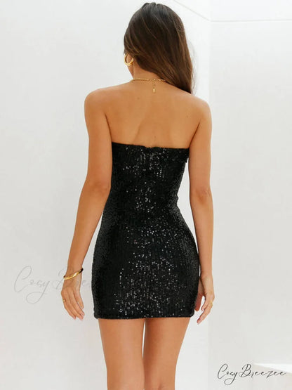 Sprinkle Of Stylish Magic Sequin Dress