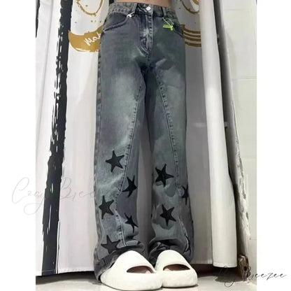 Star Girls Vintage Denim Pants pants-241228
