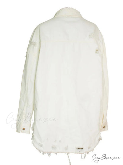Star Jacket with Denim Pockets