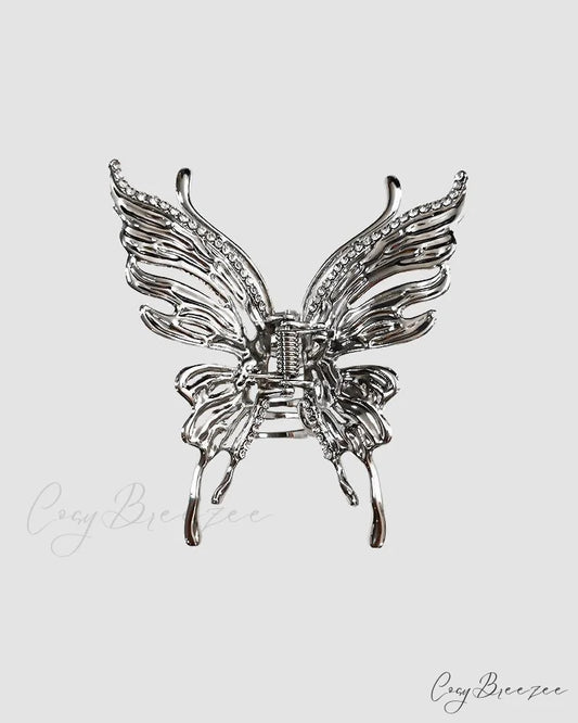 Statement Butterfly Metallica Hairclip