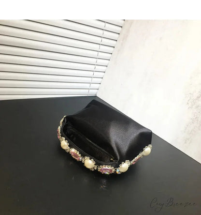 Stones Silk Phone Handbag wristlet-250126