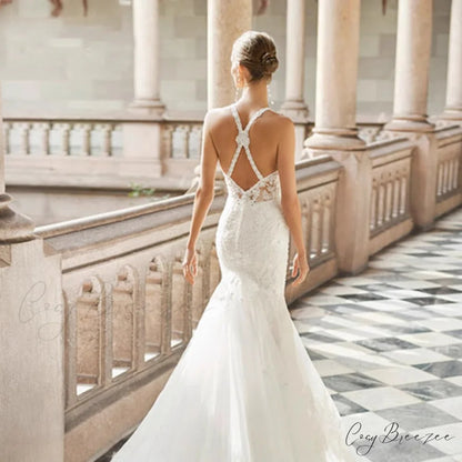 Strapless Lace Mermaid Bridal Gown weddingdress-250223