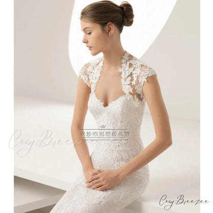 Strapless Mermaid Simple Wedding Dress weddingdress-250223