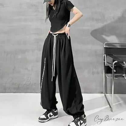 Street Dance Quick-Dry Cargo Pants black 2 / S pants-241228