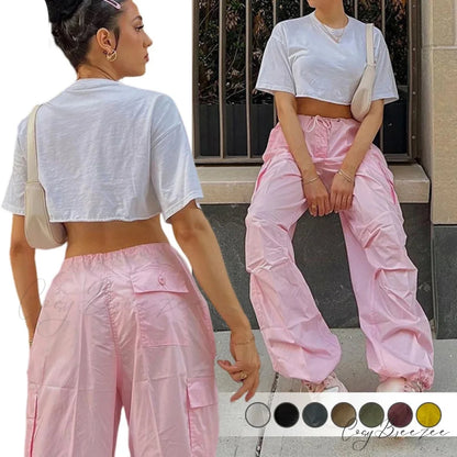 Stripe Pull-Tie Spacious Casual Sweatpant Pant pant-250223