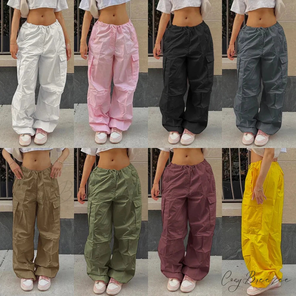 Stripe Pull-Tie Spacious Casual Sweatpant Pant pant-250223