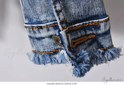 Style European Flower Suit Women Jeans Pants Outfit Jacket & Denim Fashion Sequined Set