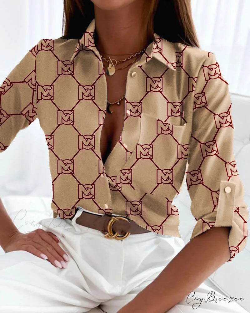 Stylish Katniss Blouse Moccasin / S