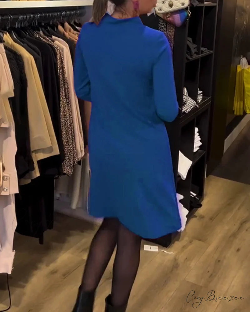 Stylish Round Neck Dress
