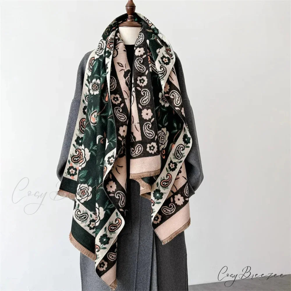 Stylish Winter Cashmere Pashmina Scarf Multi Color 3 scarf-241228