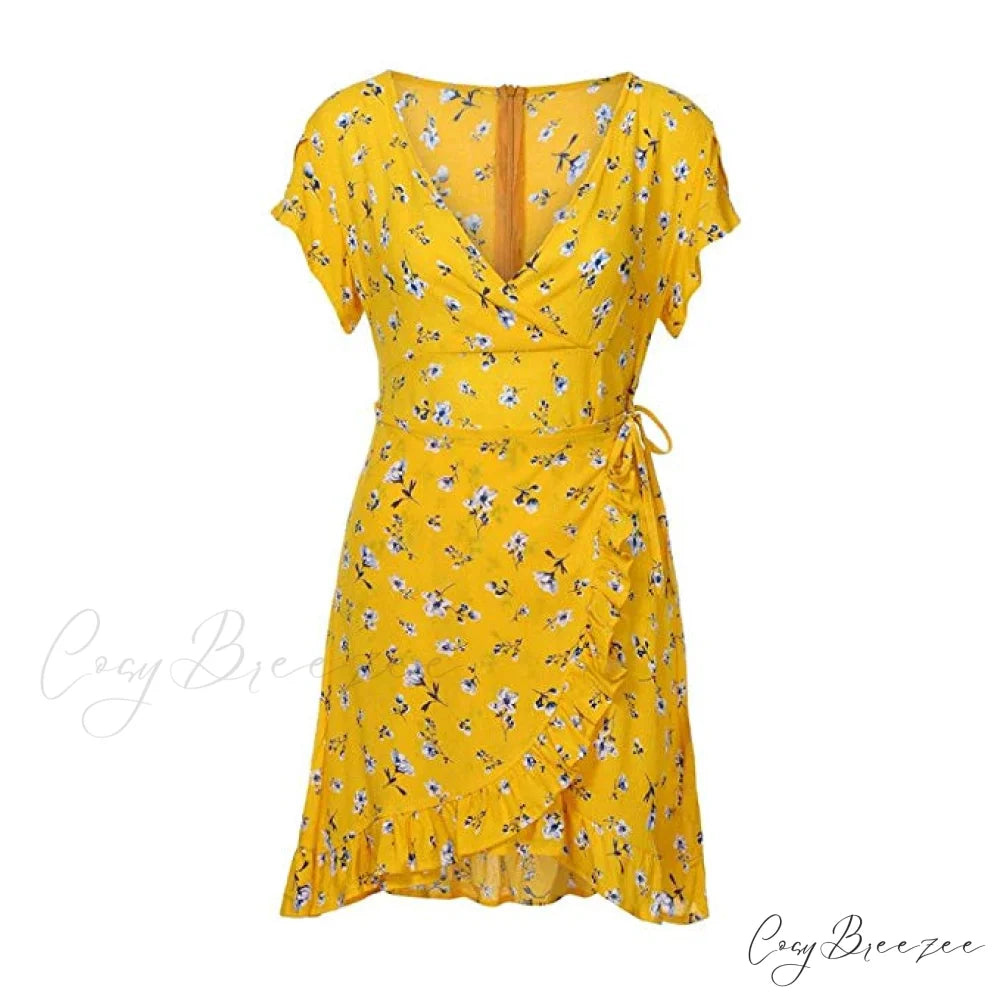 Summer Bandage Bodycon Evening Party Casual Short Mini Dress