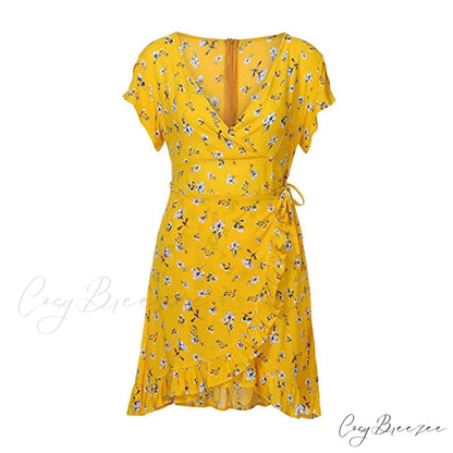 Summer Bandage Bodycon Evening Party Casual Short Mini Dress